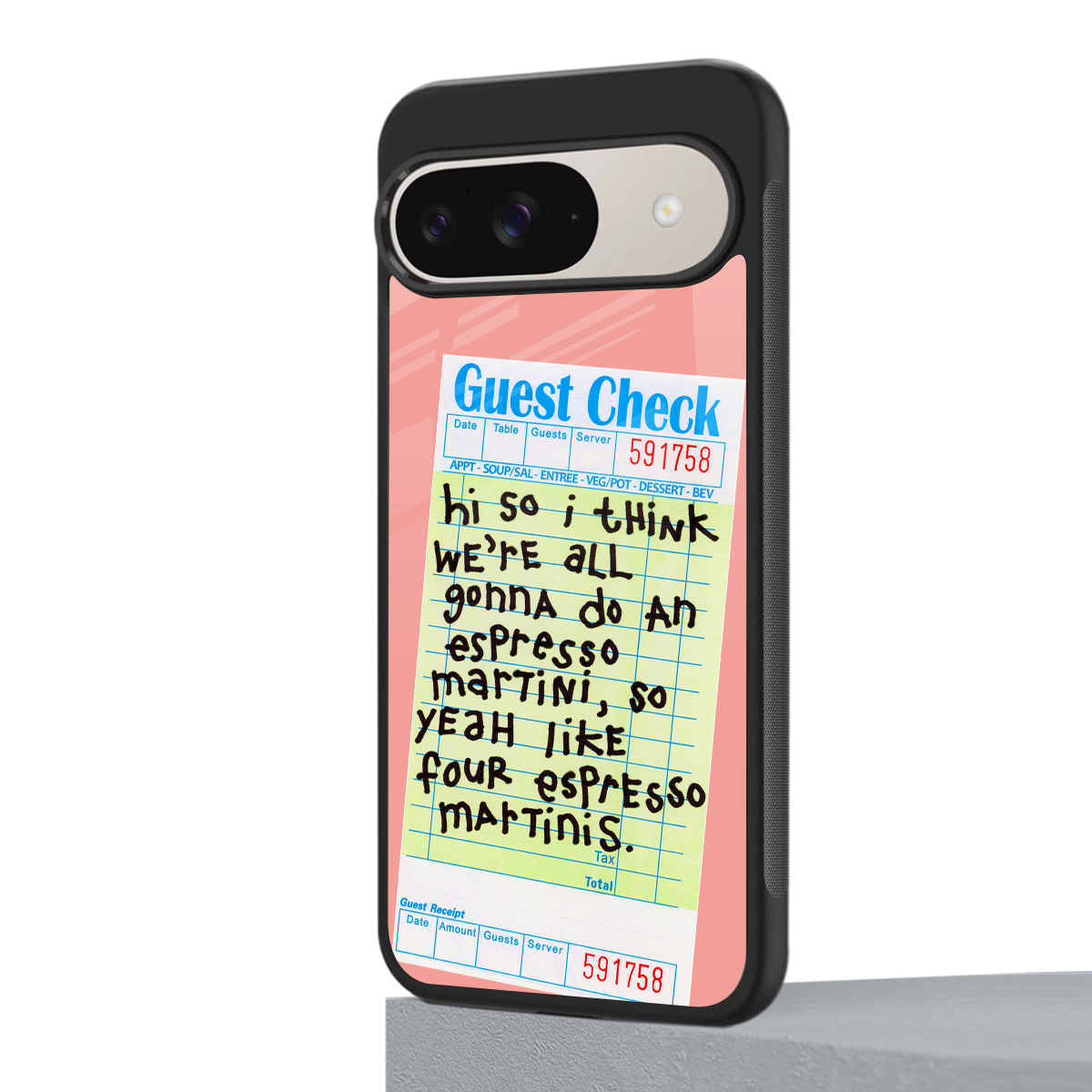four espresso martinis back phone cover | glass case for google pixel 9