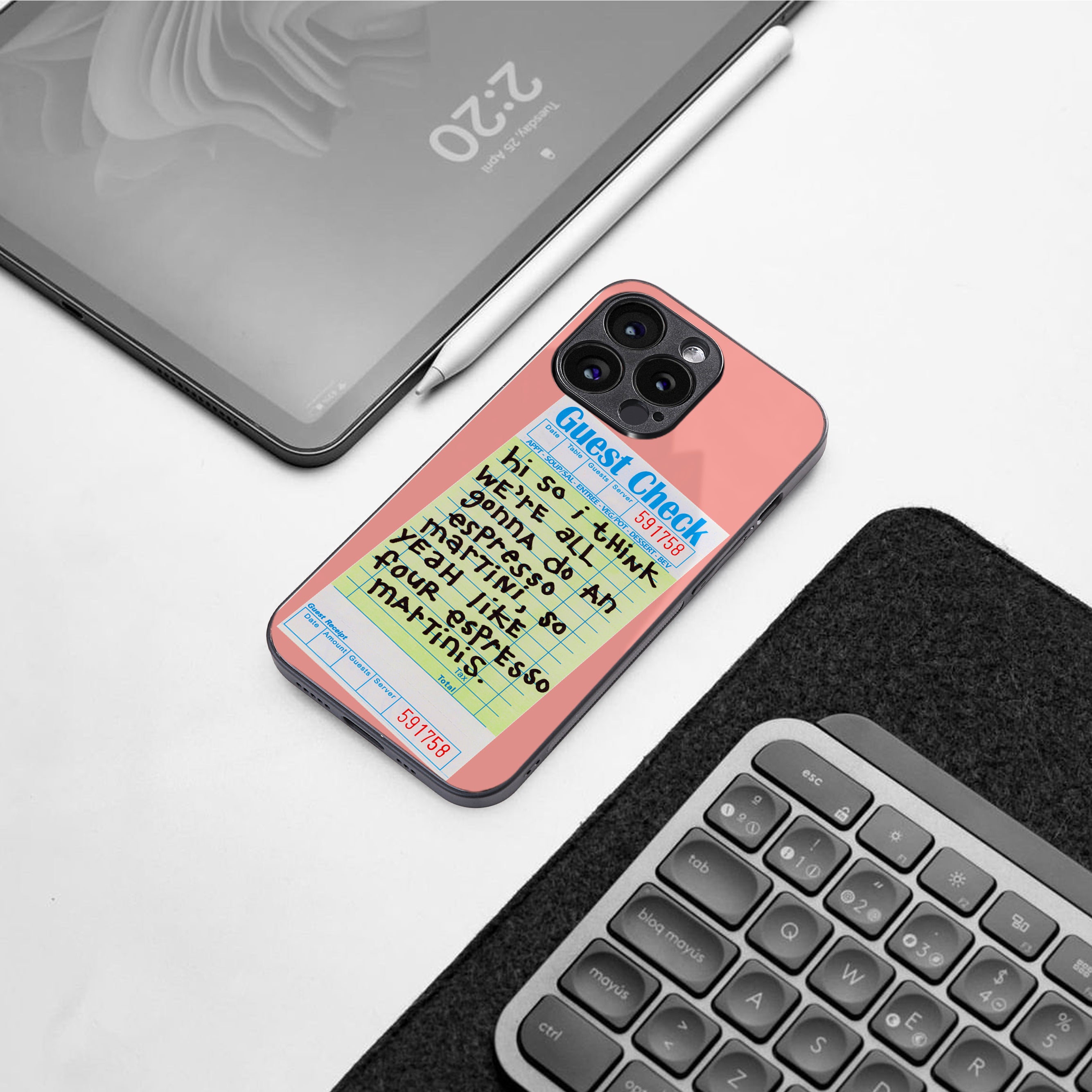 four espresso martinis back phone cover | glass case for iphone 15