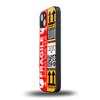 fragile feelings back phone cover | glass case for iphone 15 plus