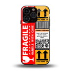 fragile feelings back phone cover | glass case for iphone 14 pro