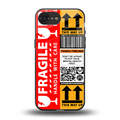 fragile feelings back phone cover | glass case for iphone 16e