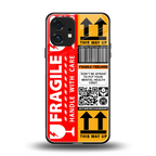 fragile feelings back phone cover | glass case for nothing phone 1