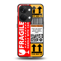 fragile feelings back phone cover | glass case for oneplus nord 3