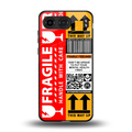 fragile feelings back phone cover | glass case for oneplus nord 4