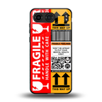 fragile feelings back phone cover | glass case for oneplus nord 4
