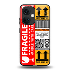 fragile feelings back phone cover | glass case for oneplus nord ce 3