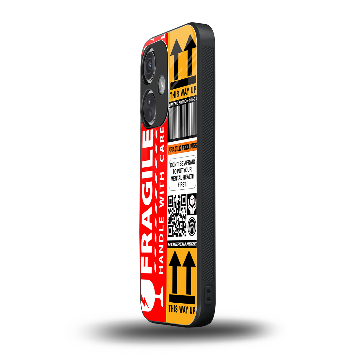 fragile feelings back phone cover | glass case for oneplus nord ce 3