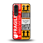 fragile feelings back phone cover | glass case for oneplus nord ce 4 lite