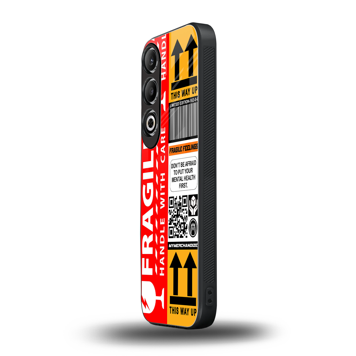 fragile feelings back phone cover | glass case for oneplus nord ce 4