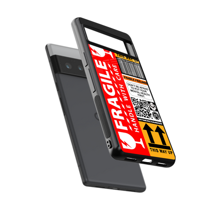 fragile feelings back phone cover | glass case for google pixel 6 pro