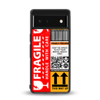 fragile feelings back phone cover | glass case for Google Pixel 6A