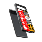 fragile feelings back phone cover | glass case for Google Pixel 6A