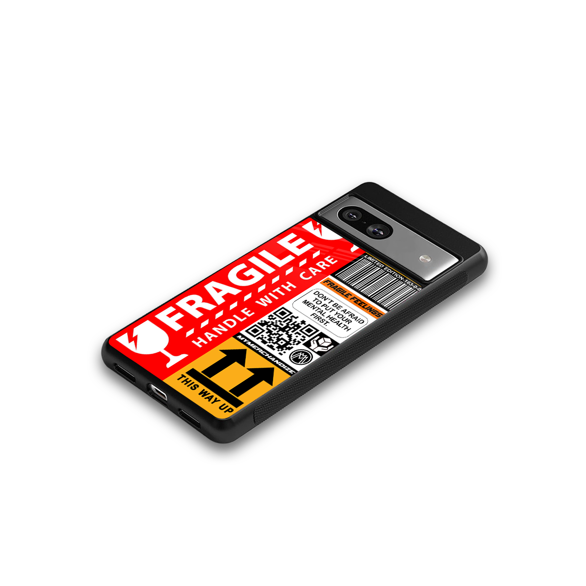fragile feelings back phone cover | glass case for Google Pixel 7A