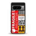 fragile feelings back phone cover | glass case for google pixel 8 pro