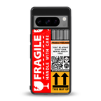 fragile feelings back phone cover | glass case for google pixel 8 pro