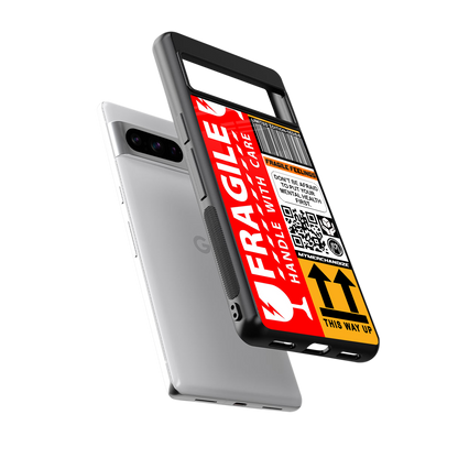 fragile feelings back phone cover | glass case for google pixel 8 pro