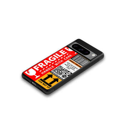 fragile feelings back phone cover | glass case for google pixel 8 pro