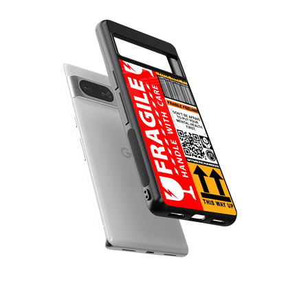fragile feelings back phone cover | glass case for Google Pixel 8