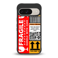 fragile feelings back phone cover | glass case for google pixel 9