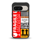 fragile feelings back phone cover | glass case for google pixel 9