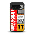 fragile feelings back phone cover | glass case for google pixel 9 pro xl