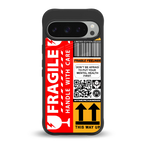 fragile feelings back phone cover | glass case for google pixel 9 pro xl