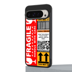 fragile feelings back phone cover | glass case for google pixel 9 pro