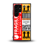 fragile feelings back phone cover | glass case for samsung galaxy s23 ultra