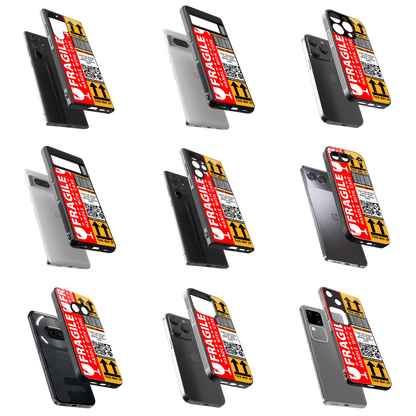 Durable Glass Back Mobile Case for iPhone, Samsung, OnePlus, Google Pixel, Redmi, Vivo, Oppo