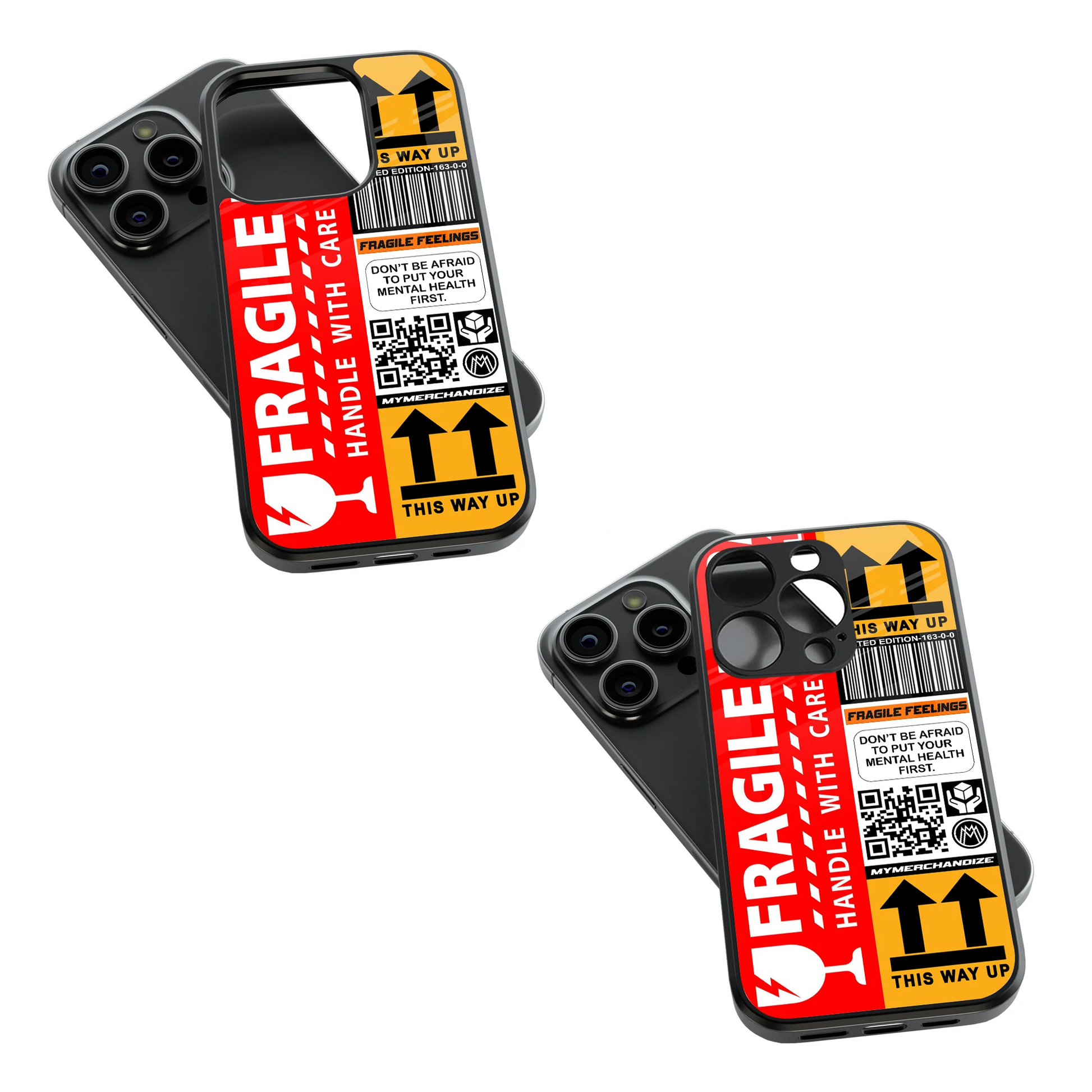 Trendy Glass Back Mobile Case for iPhone, Samsung, Redmi, OnePlus, Google Pixel, Motorola