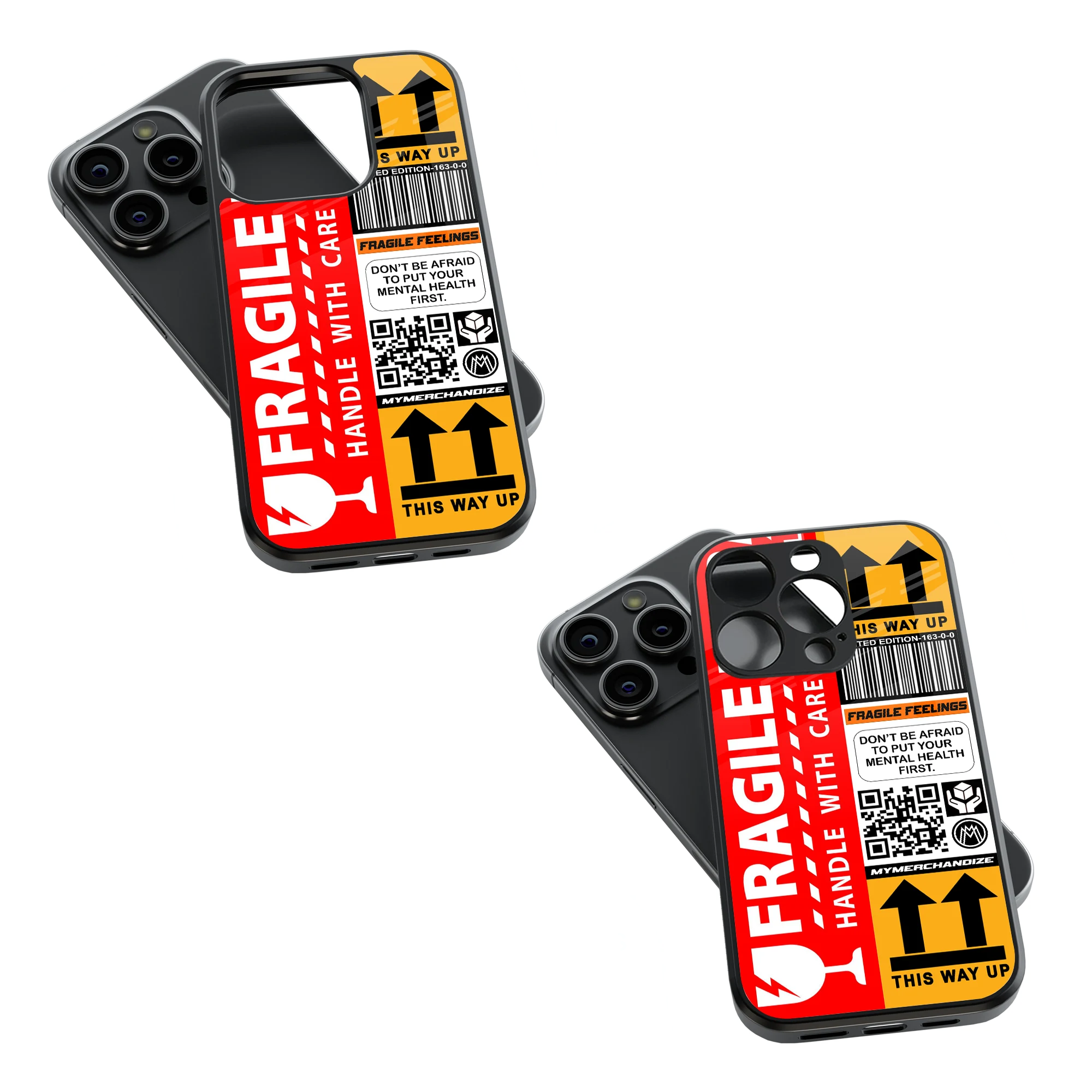 Trendy Glass Back Mobile Case for iPhone, Samsung, Redmi, OnePlus, Google Pixel, Motorola