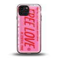 free love back phone cover | glass case for iphone 13 mini