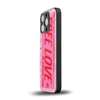 free love back phone cover | glass case for iphone 13 pro