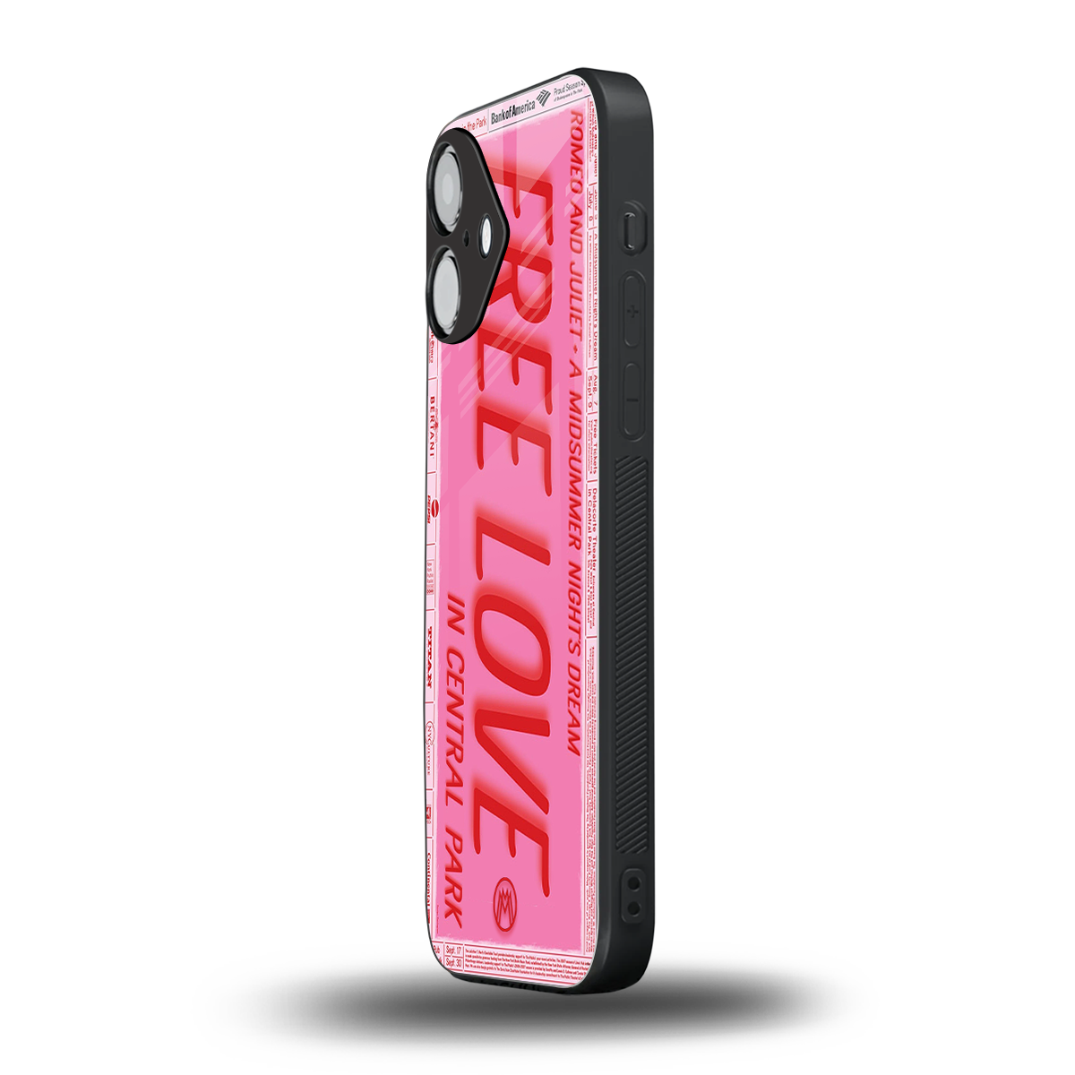 free love back phone cover | glass case for iphone 16