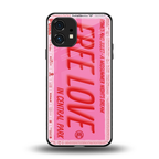 free love back phone cover | glass case for nothing phone 1
