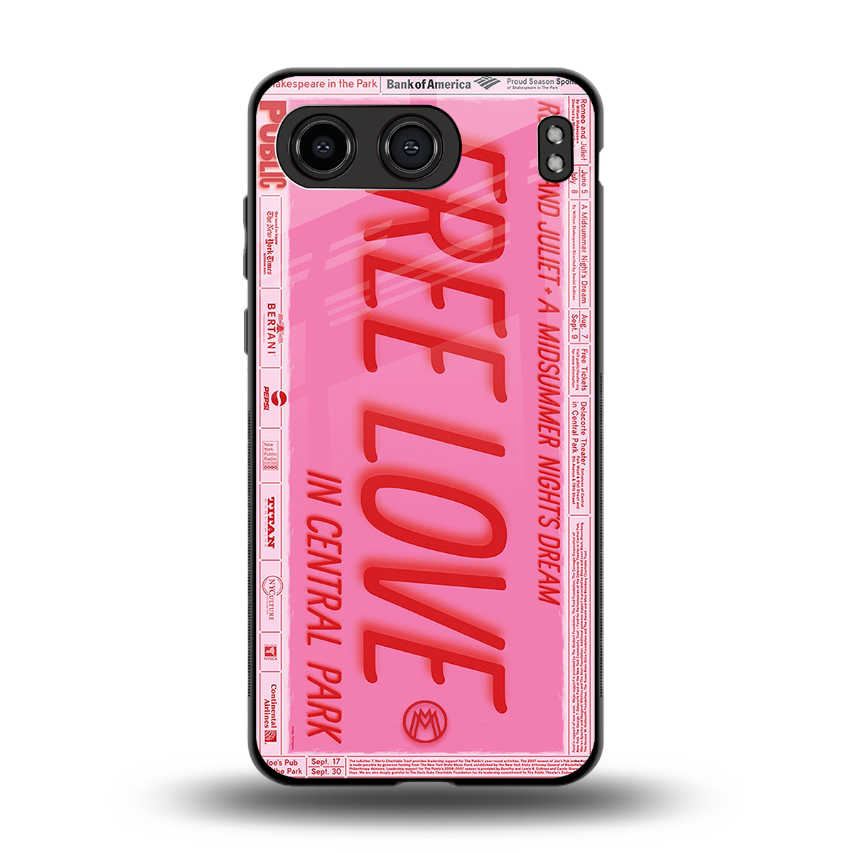 free love back phone cover | glass case for oneplus nord 4