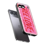 free love back phone cover | glass case for oneplus nord 4