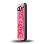 free love back phone cover | glass case for oneplus nord 4
