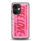 free love back phone cover | glass case for oneplus nord ce 3