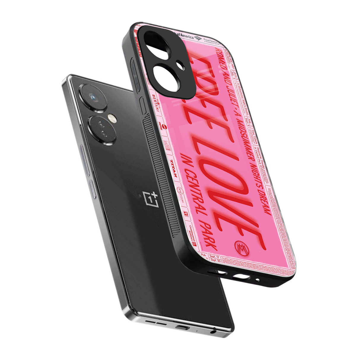 free love back phone cover | glass case for oneplus nord ce 3