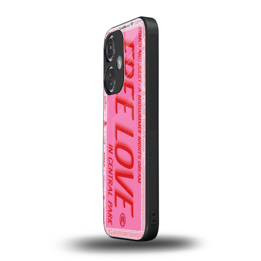 free love back phone cover | glass case for oneplus nord ce 3