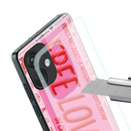 free love back phone cover | glass case for oneplus nord ce 3
