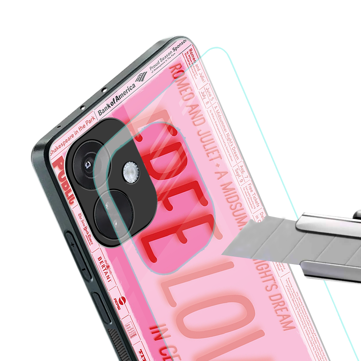 free love back phone cover | glass case for oneplus nord ce 3