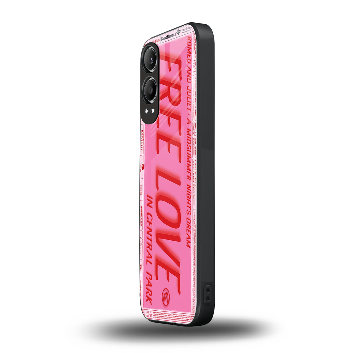 free love back phone cover | glass case for oneplus nord ce 4 lite