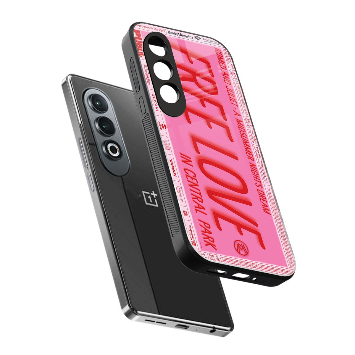 free love back phone cover | glass case for oneplus nord ce 4