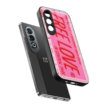 free love back phone cover | glass case for oneplus nord ce 4