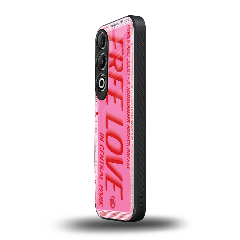 free love back phone cover | glass case for oneplus nord ce 4