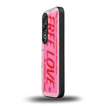 free love back phone cover | glass case for oneplus nord ce 4