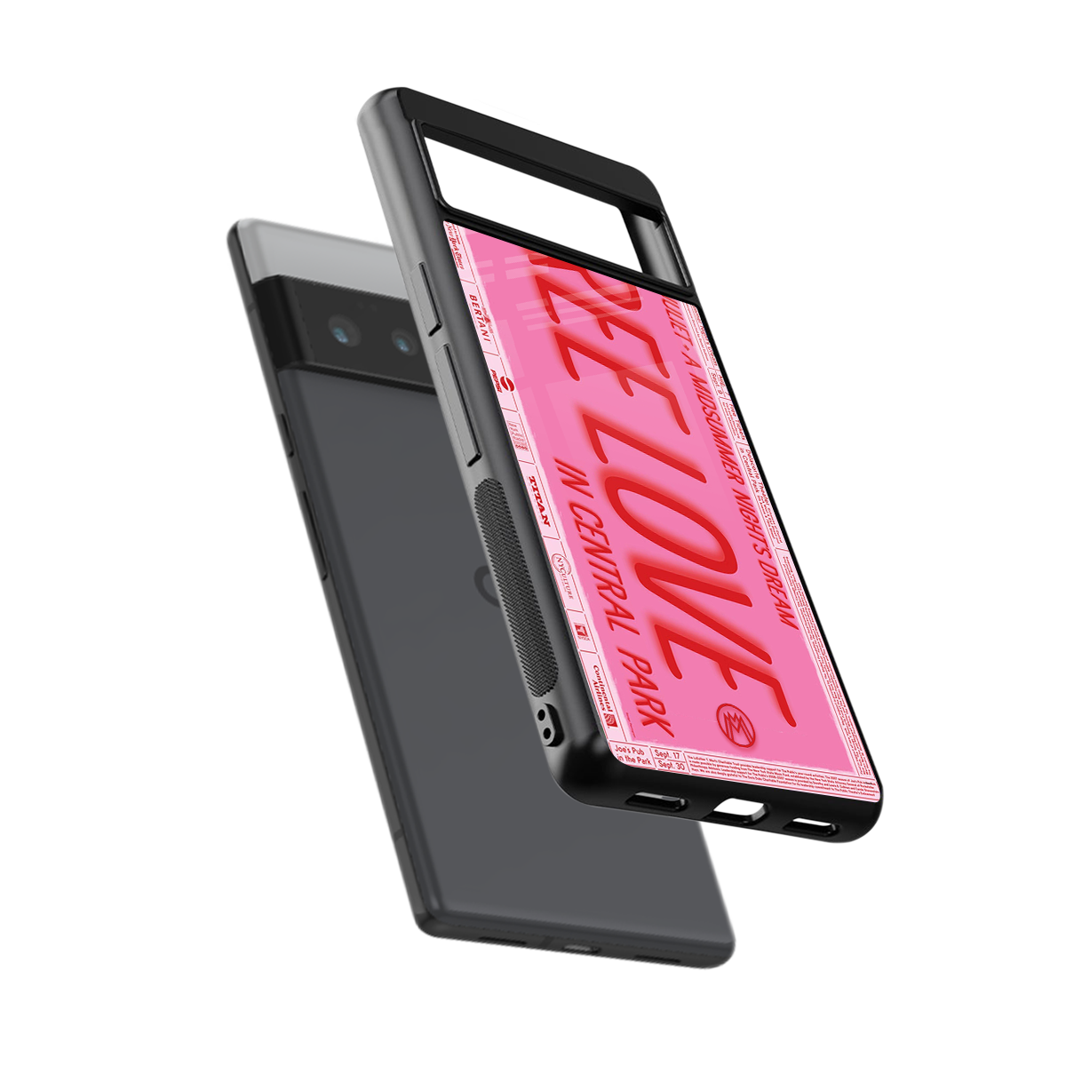 free love back phone cover | glass case for google pixel 6 pro