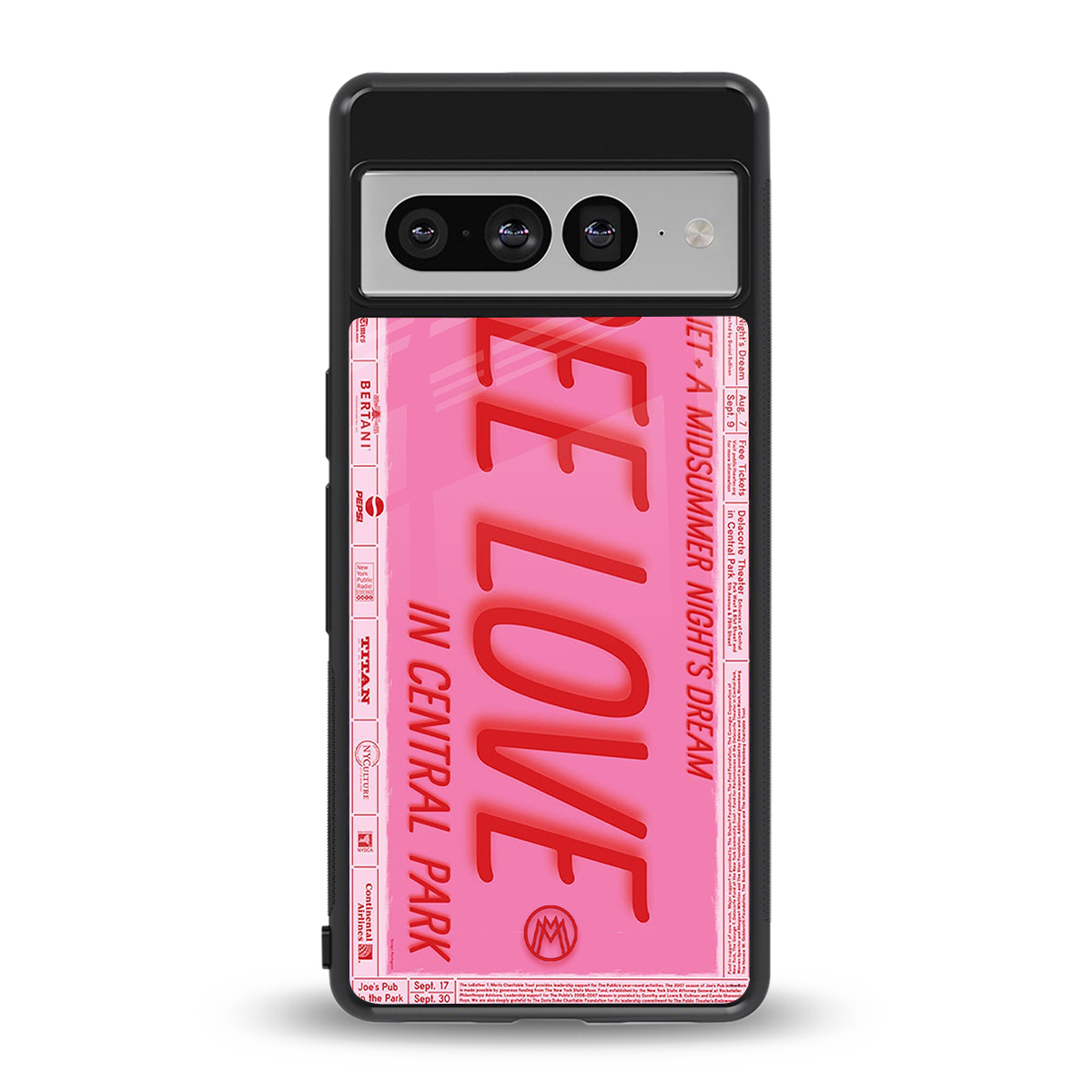 free love back phone cover | glass case for google pixel 7 pro